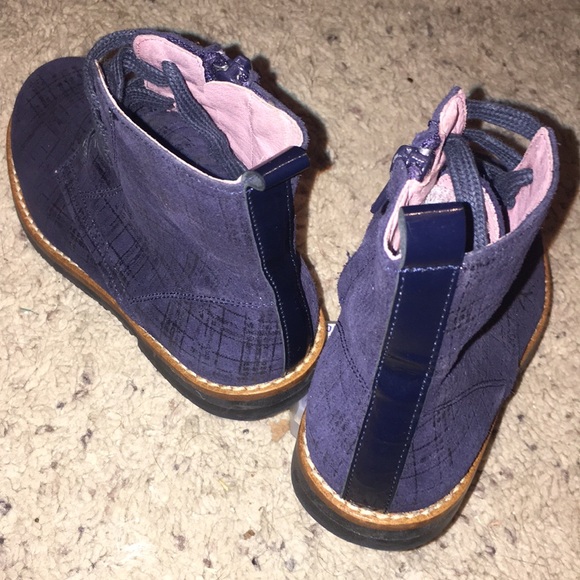 Jacadi Paris Blue Suede Boots sz 11 Toddler - Picture 4 of 4